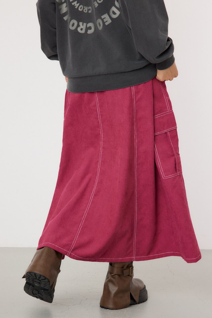 RODEO CROWNS「コーデュロイステッチフレアカーゴスカート」|その他|