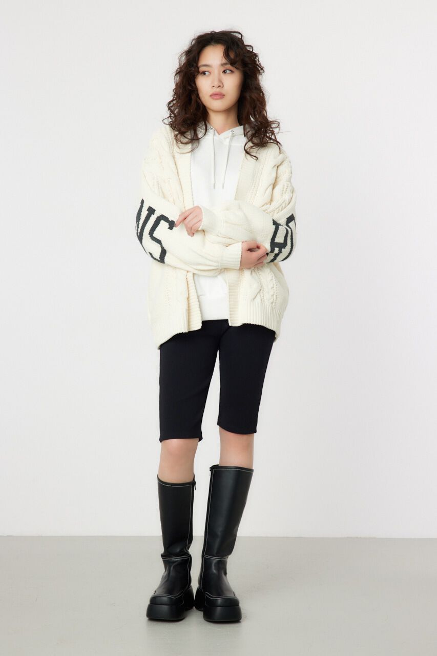 RODEO CROWNS「ロゴモールニットトッパー」|カーディガン|