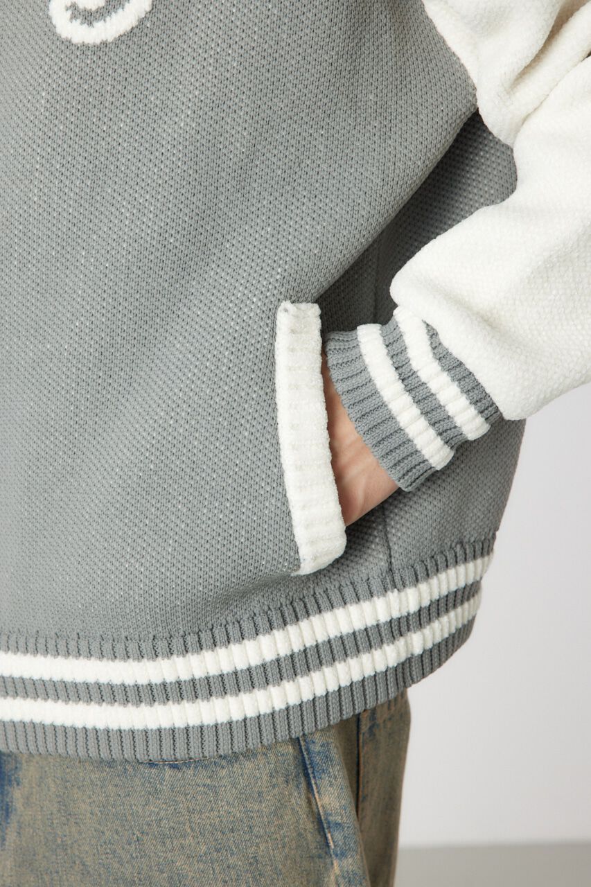 RODEO CROWNS「zipニットスタジャン」|ブルゾン・スタジャン|