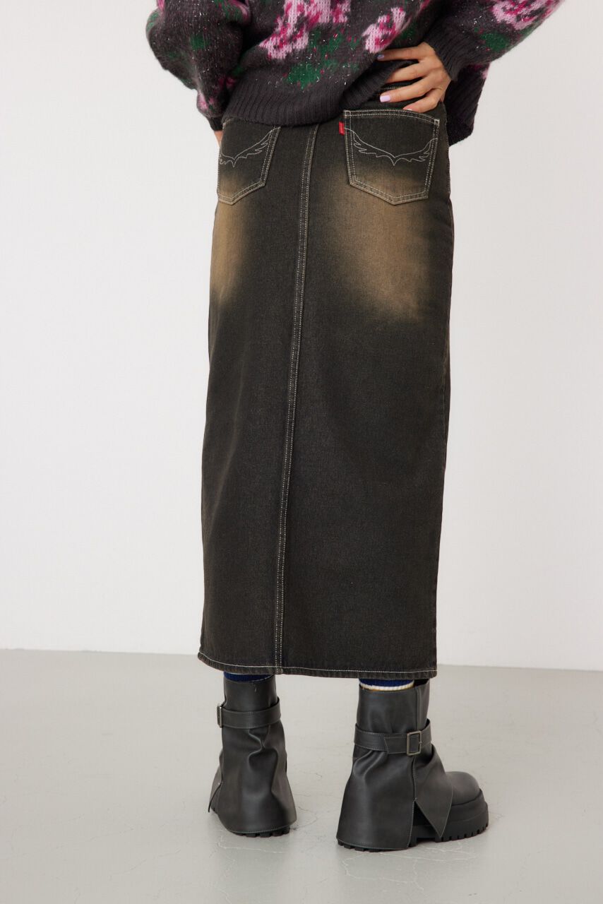 RODEO CROWNS「フロントスリットデニムスカート」|スカート|