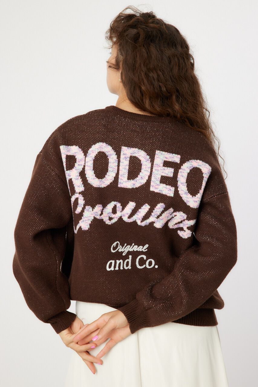 RODEO CROWNS「MIX COLOR LOGOニットトップス」|ニット・セーター|