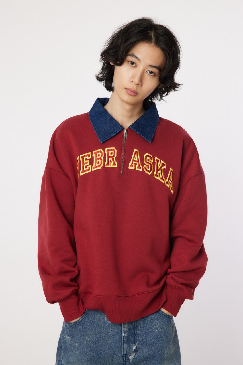 RODEO CROWNS「NEBRASKA ハーフジップトップス」|その他|D/RED3