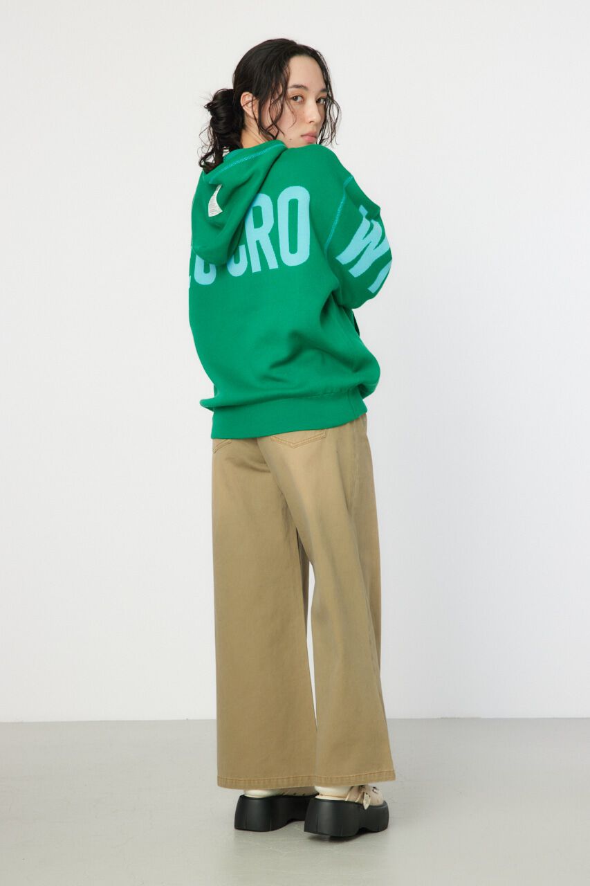 RODEO CROWNS「スウェットライクバックロゴニットフーディー」|ニット・セーター|