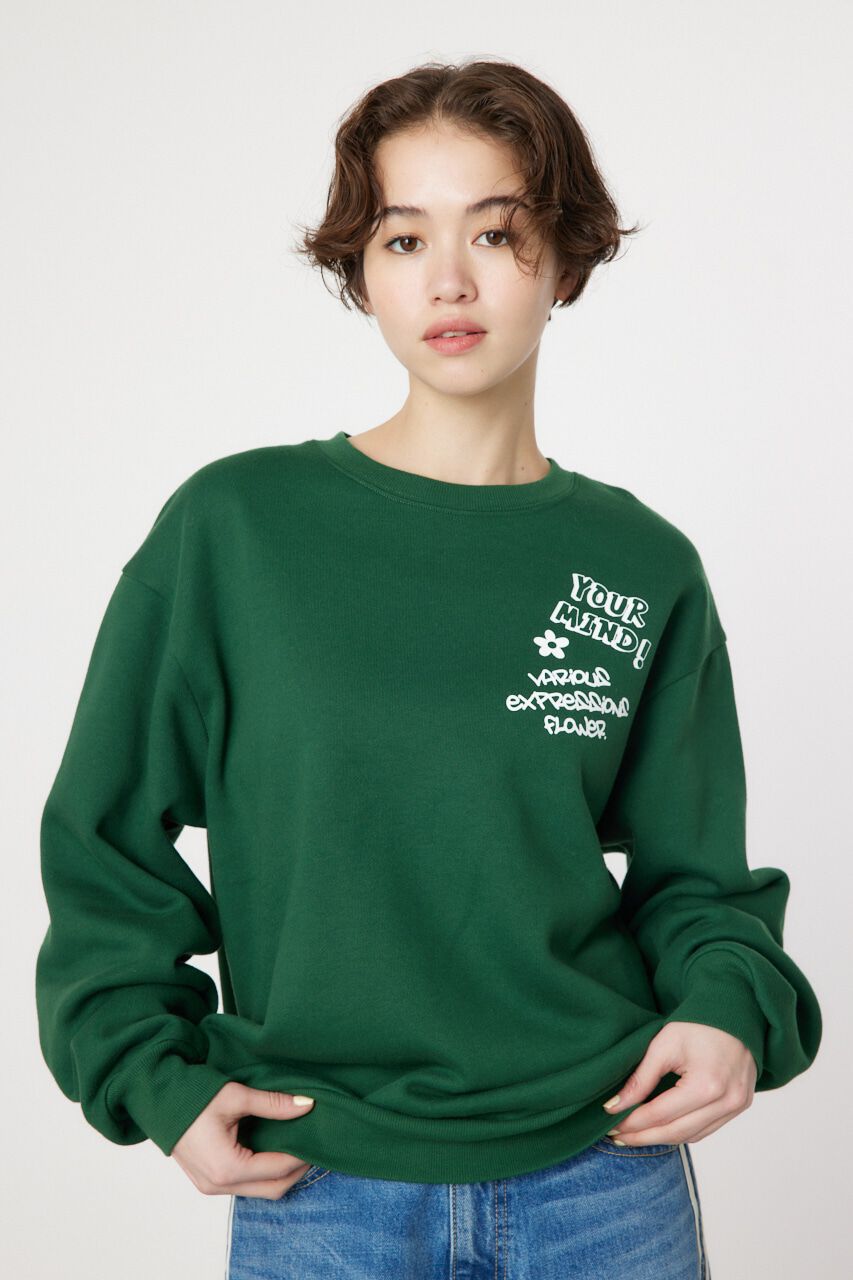 RODEO CROWNS「FOUR FLOWER スウェット」|パーカー|D/GRN3