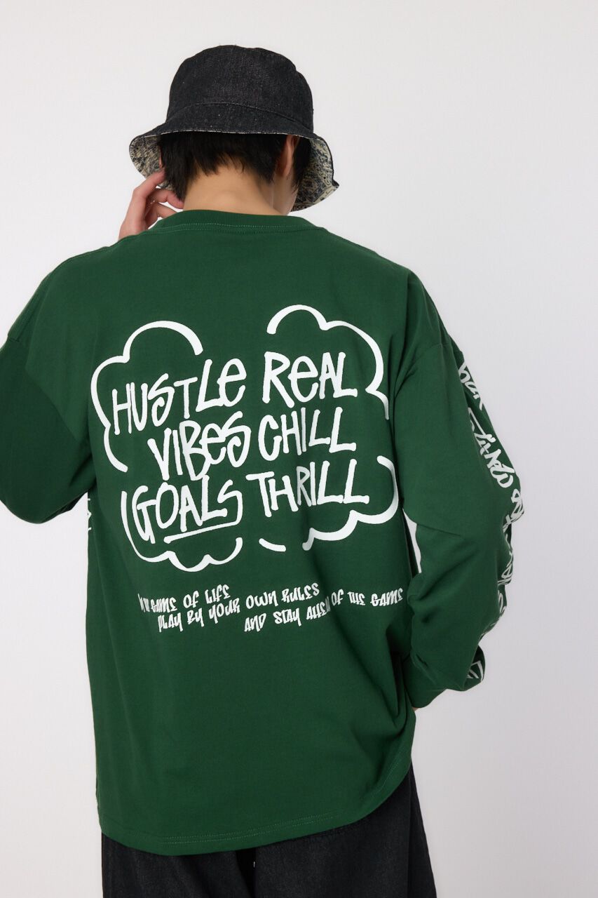 RODEO CROWNS「ランダムスケッチロングスリーブTシャツ」|Tシャツ・カットソー|