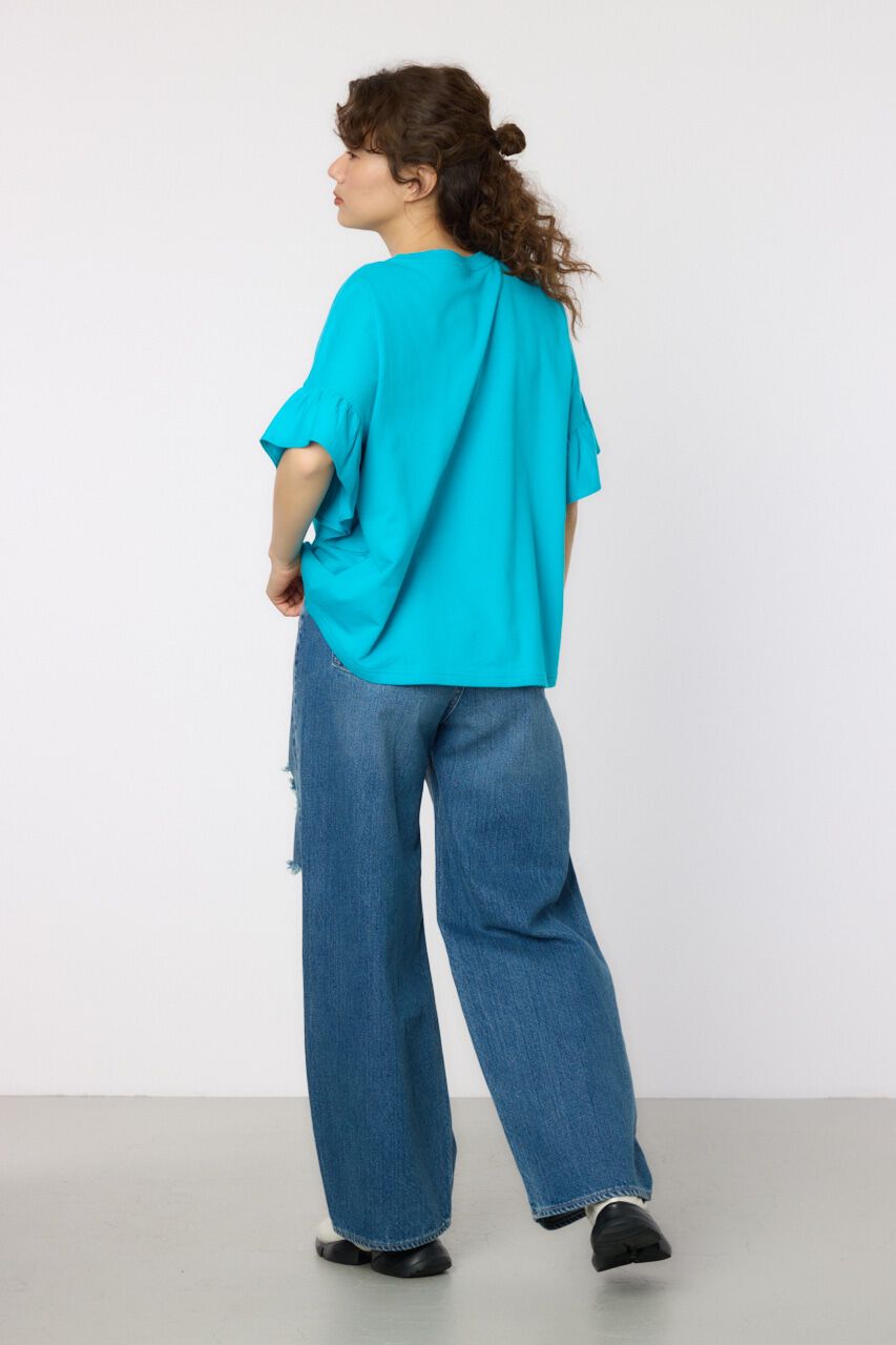 RODEO CROWNS「フリルスリーブトップス」|Tシャツ・カットソー|