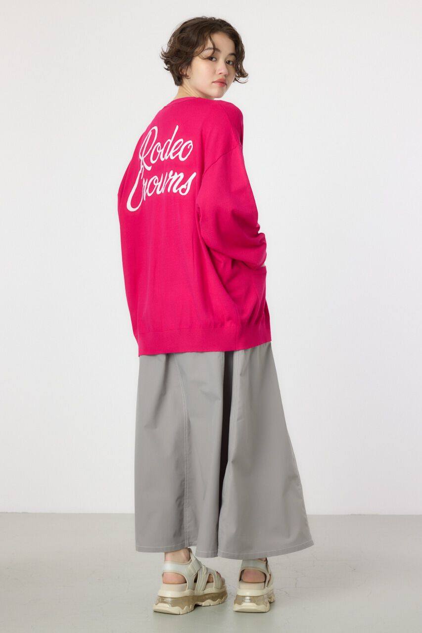 RODEO CROWNS「スクリプト LOGO ニットカーディガン」|カーディガン|