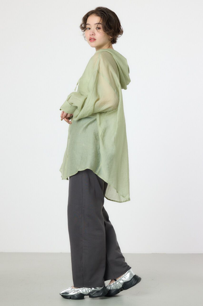 RODEO CROWNS「ワッシャーフーディーシャツ」|シャツ・ブラウス|