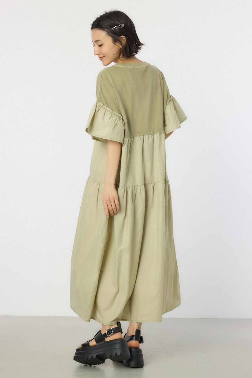 RODEO CROWNS「ピグメントドッキングティアードワンピース」|ワンピース|