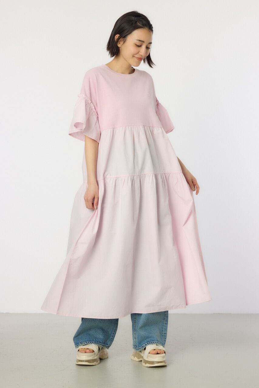 RODEO CROWNS「ピグメントドッキングティアードワンピース」|ワンピース|