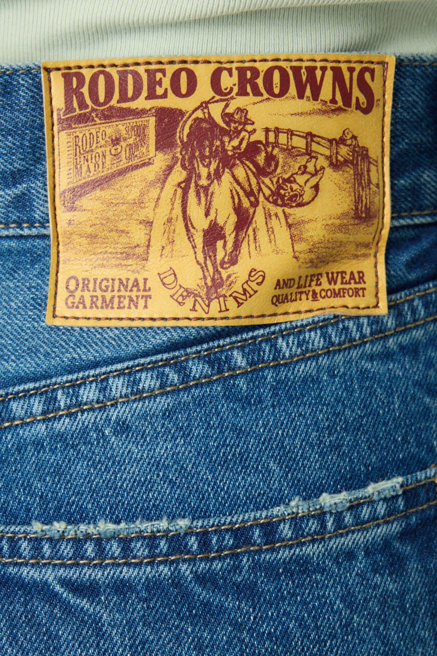 RODEO CROWNS「HEM WESTERN デニムパンツ」|デニム|