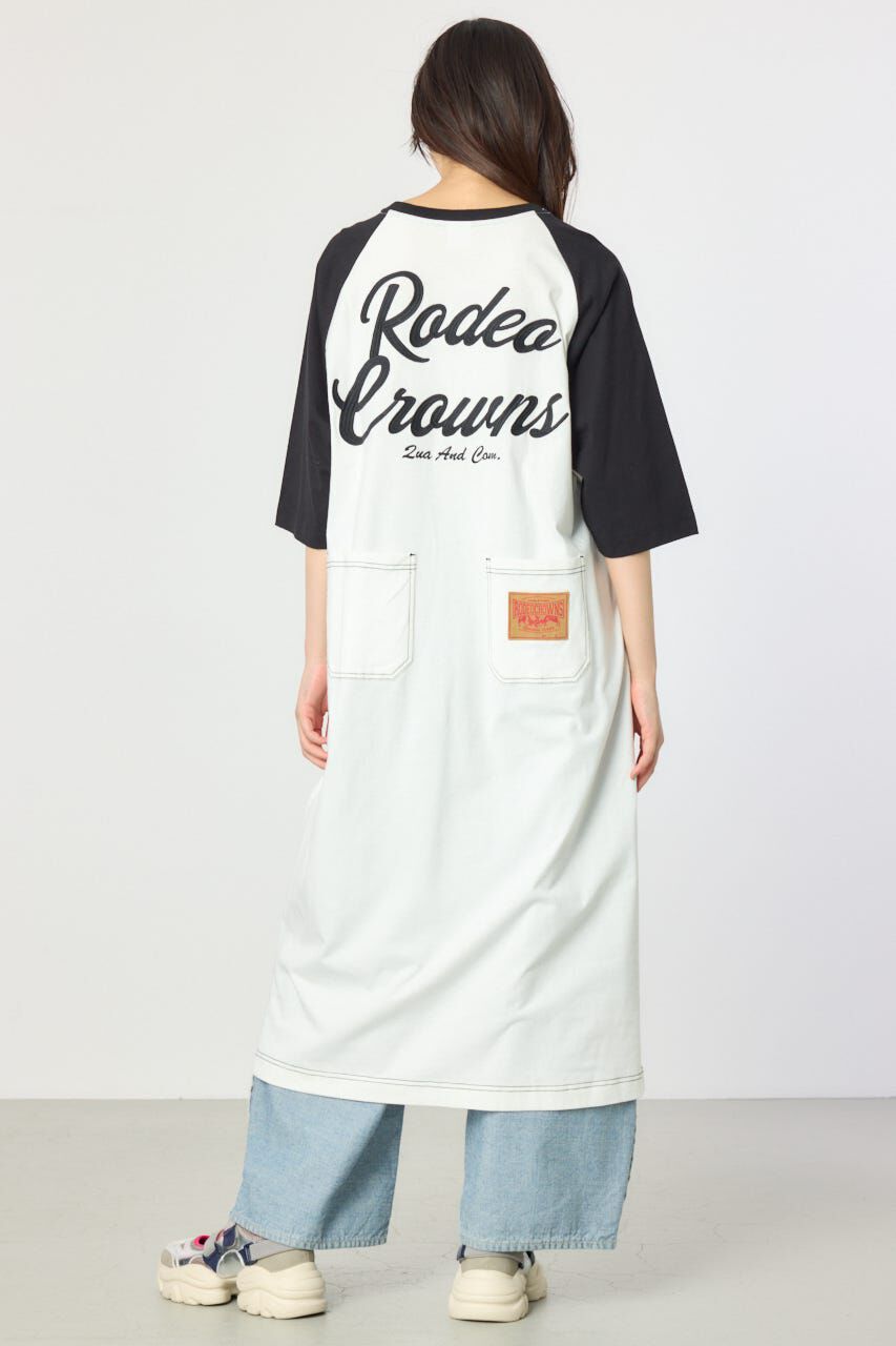 RODEO CROWNS「ラグランカラーステッチワンピース」|ワンピース|