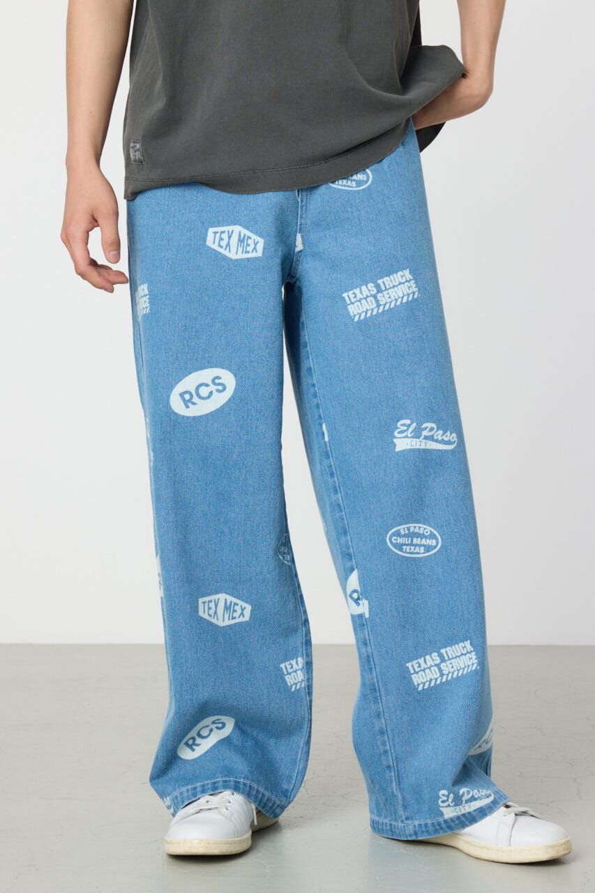 RODEO CROWNS「スタンプデニムパンツ」|デニム|