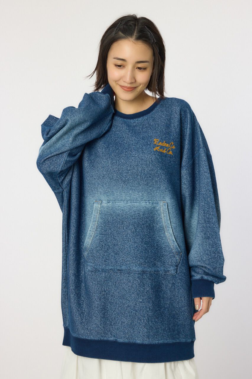 RODEO CROWNS「加工スウェットワンピース」|ワンピース|BLU