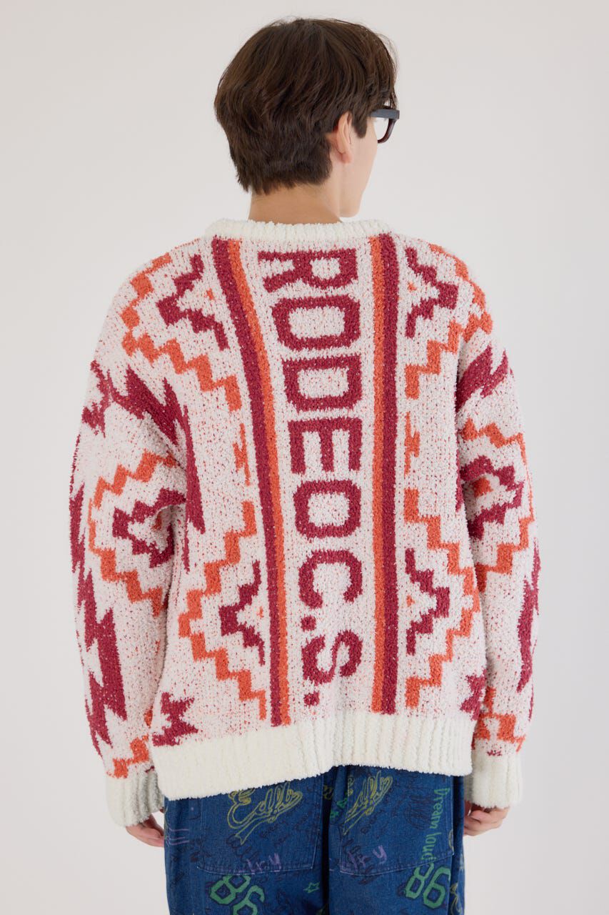 RODEO CROWNS「オルテガジャカードニット」|ニット・セーター|