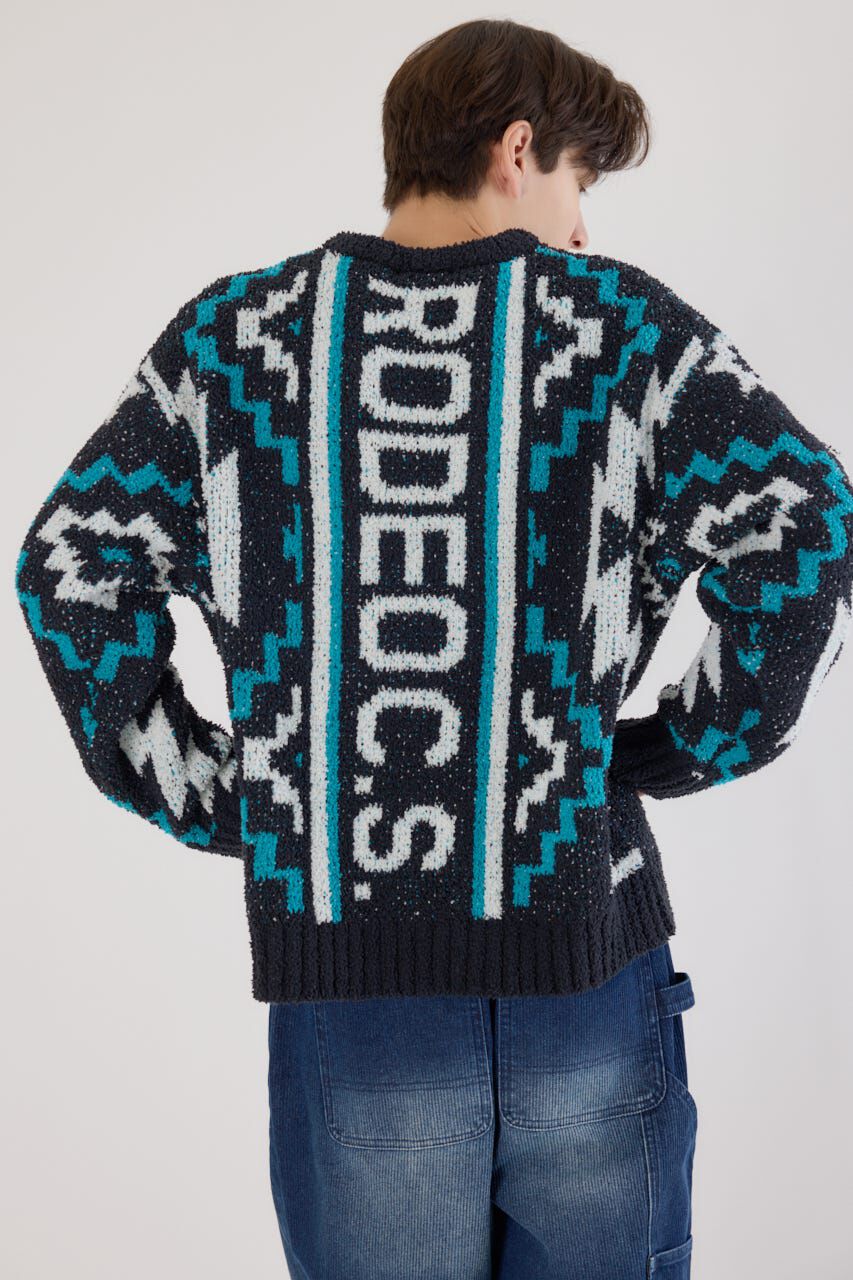 RODEO CROWNS「オルテガジャカードニット」|ニット・セーター|