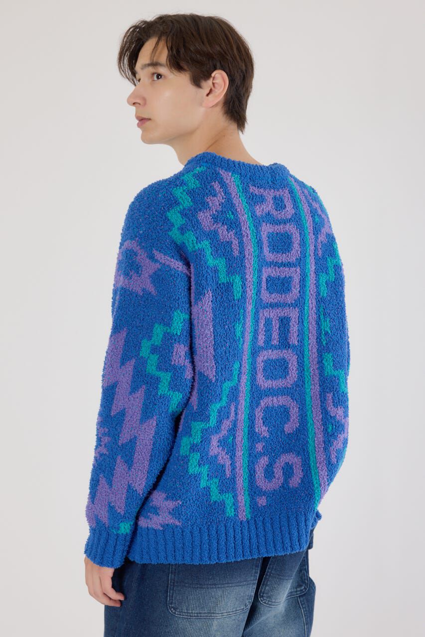 RODEO CROWNS「オルテガジャカードニット」|ニット・セーター|