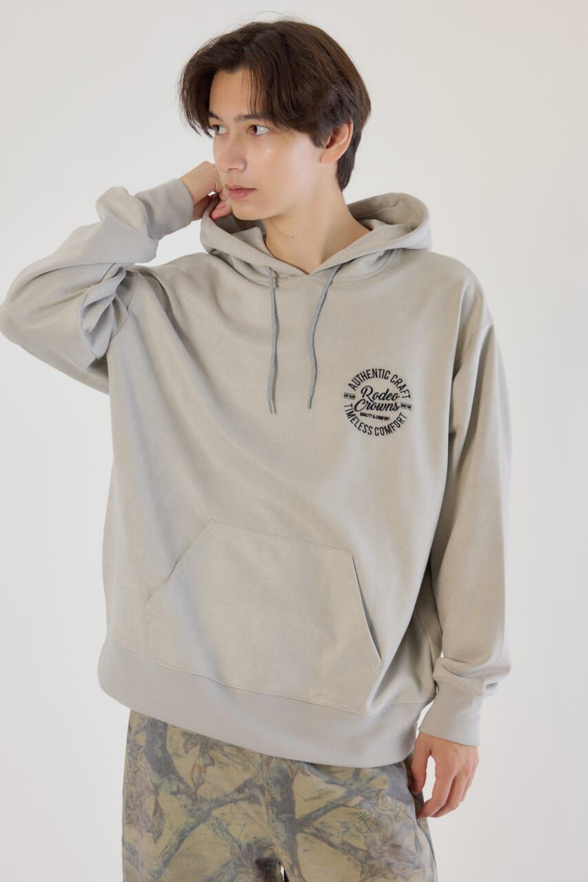 RODEO CROWNS「ブラッシュドバックボアフーディー」|パーカー|