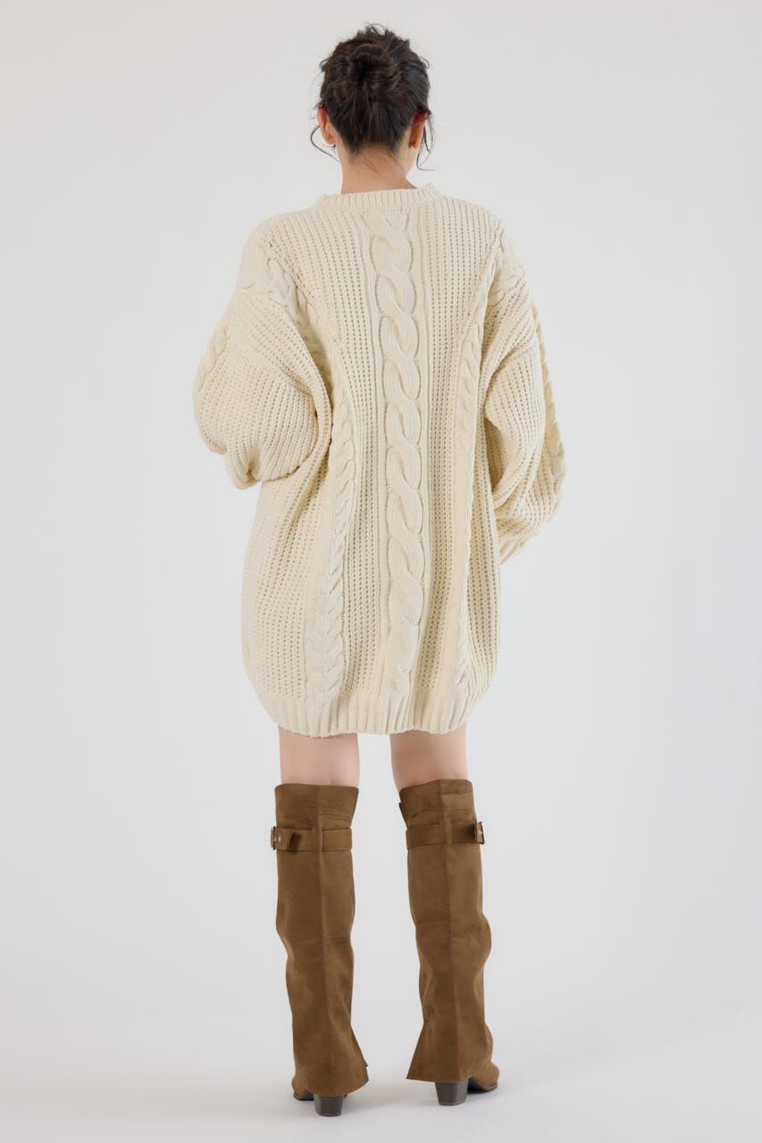 RODEO CROWNS「ケーブルモールニットワンピース」|ワンピース|