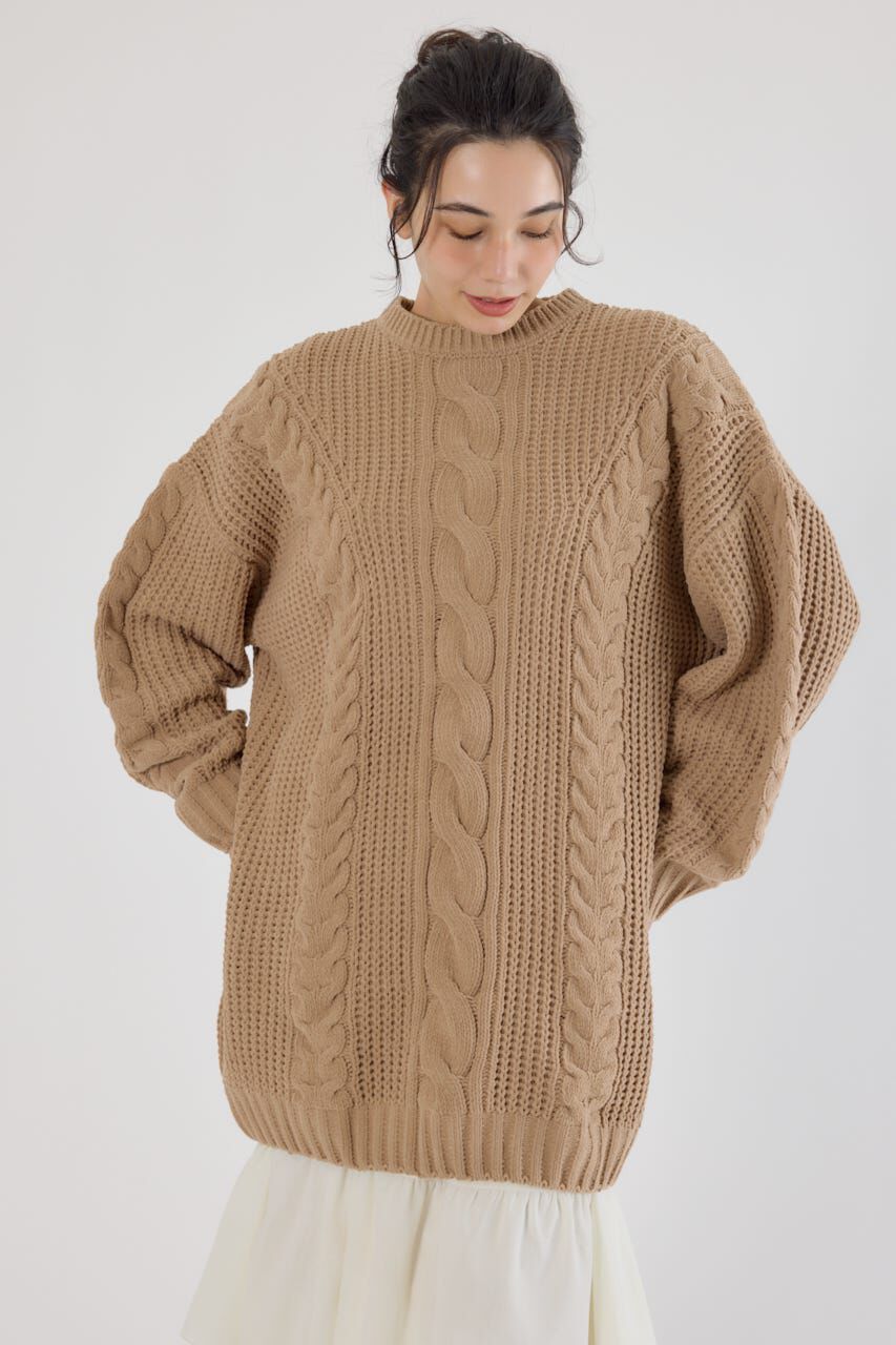 RODEO CROWNS「ケーブルモールニットワンピース」|ワンピース|