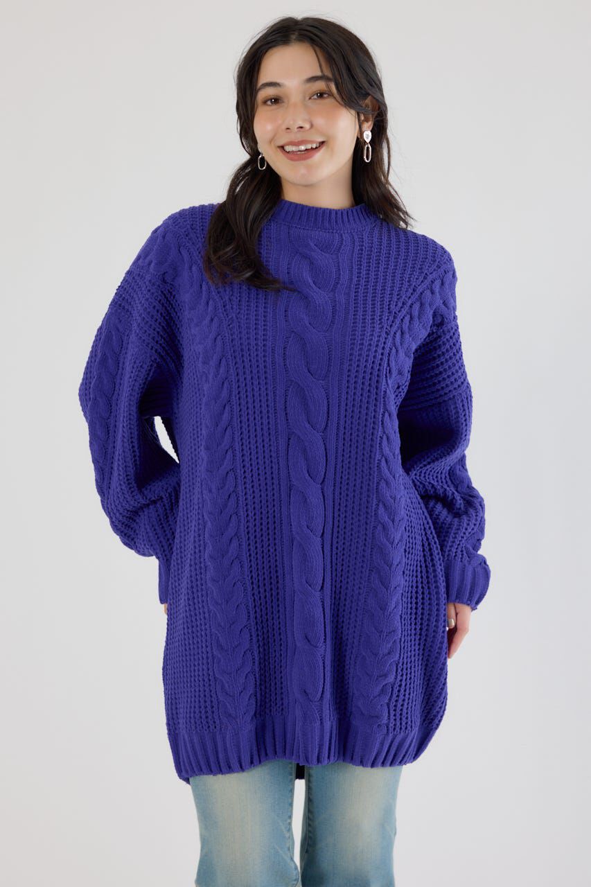 RODEO CROWNS「ケーブルモールニットワンピース」|ワンピース|