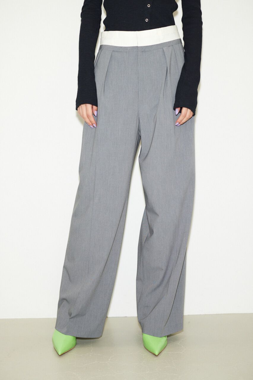 SLY「WAIST FOLD MANISH トラウザー」|その他|