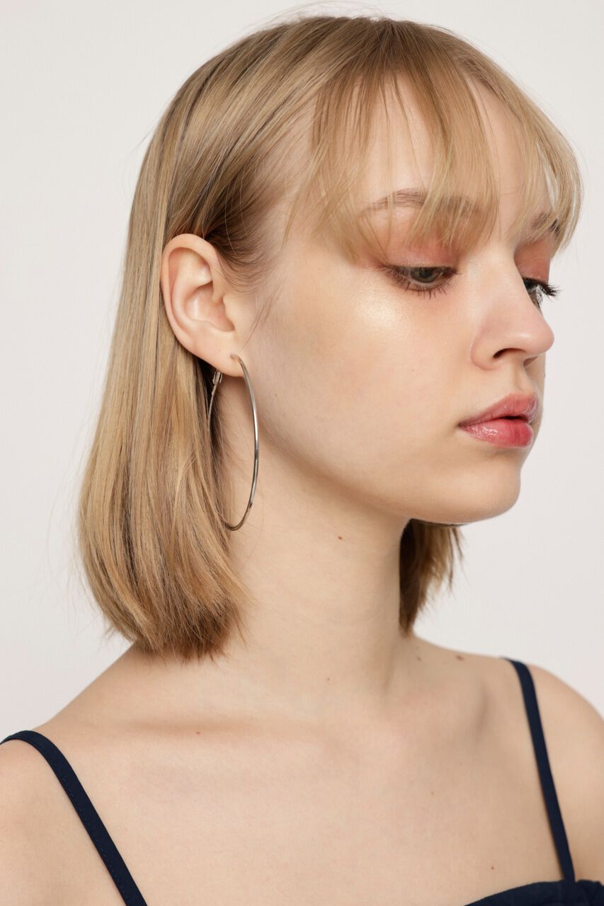 SLY「THIN HOOP P イヤリング」|ピアス|