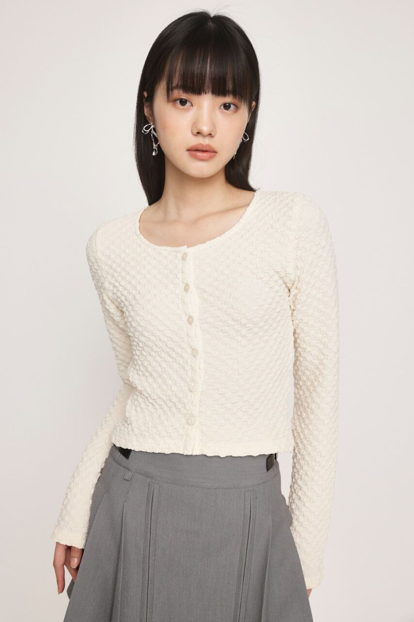 SLY「BUMPY CUT JQ カーディガン」|カーディガン|