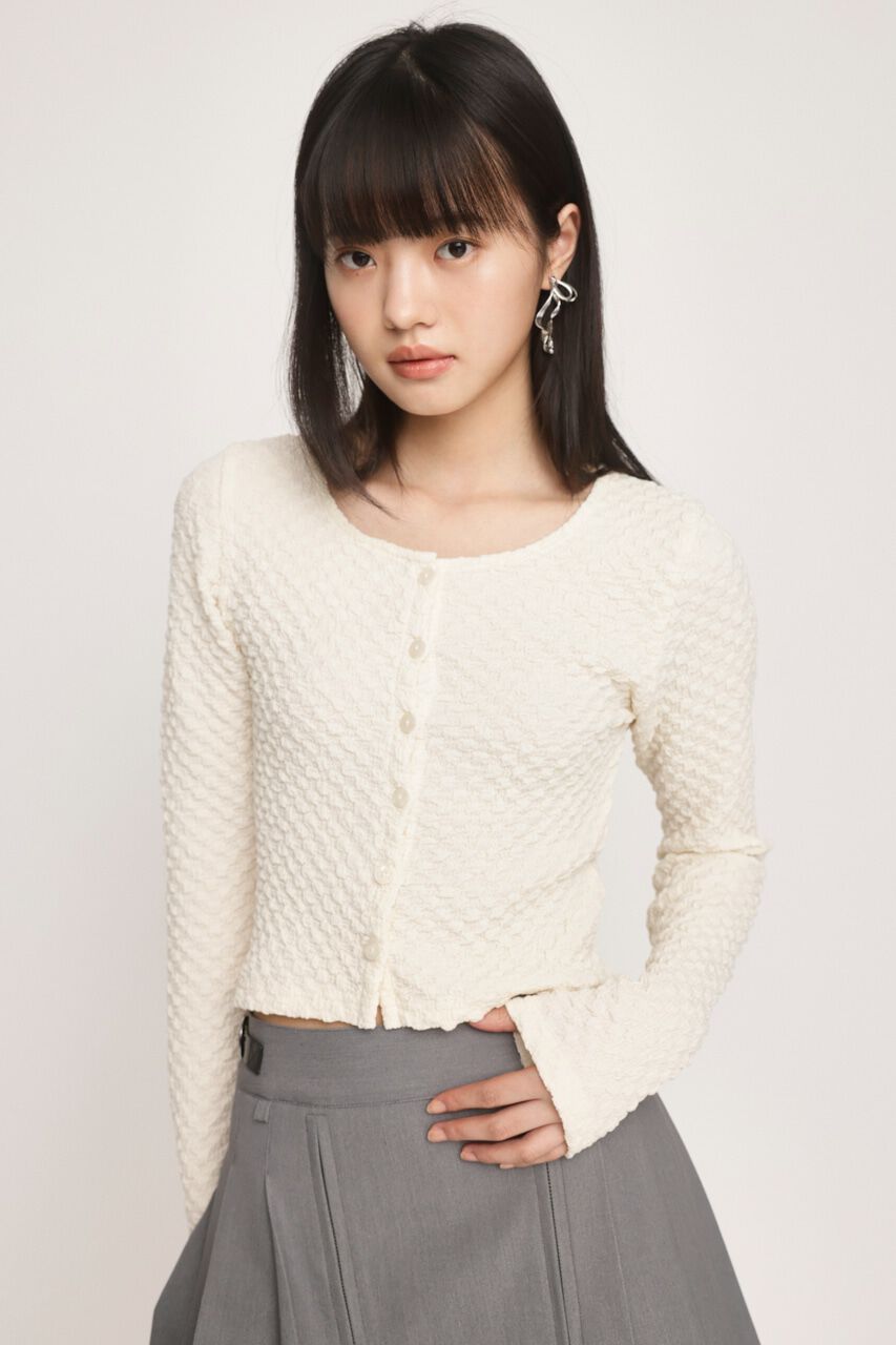 SLY「BUMPY CUT JQ カーディガン」|カーディガン|