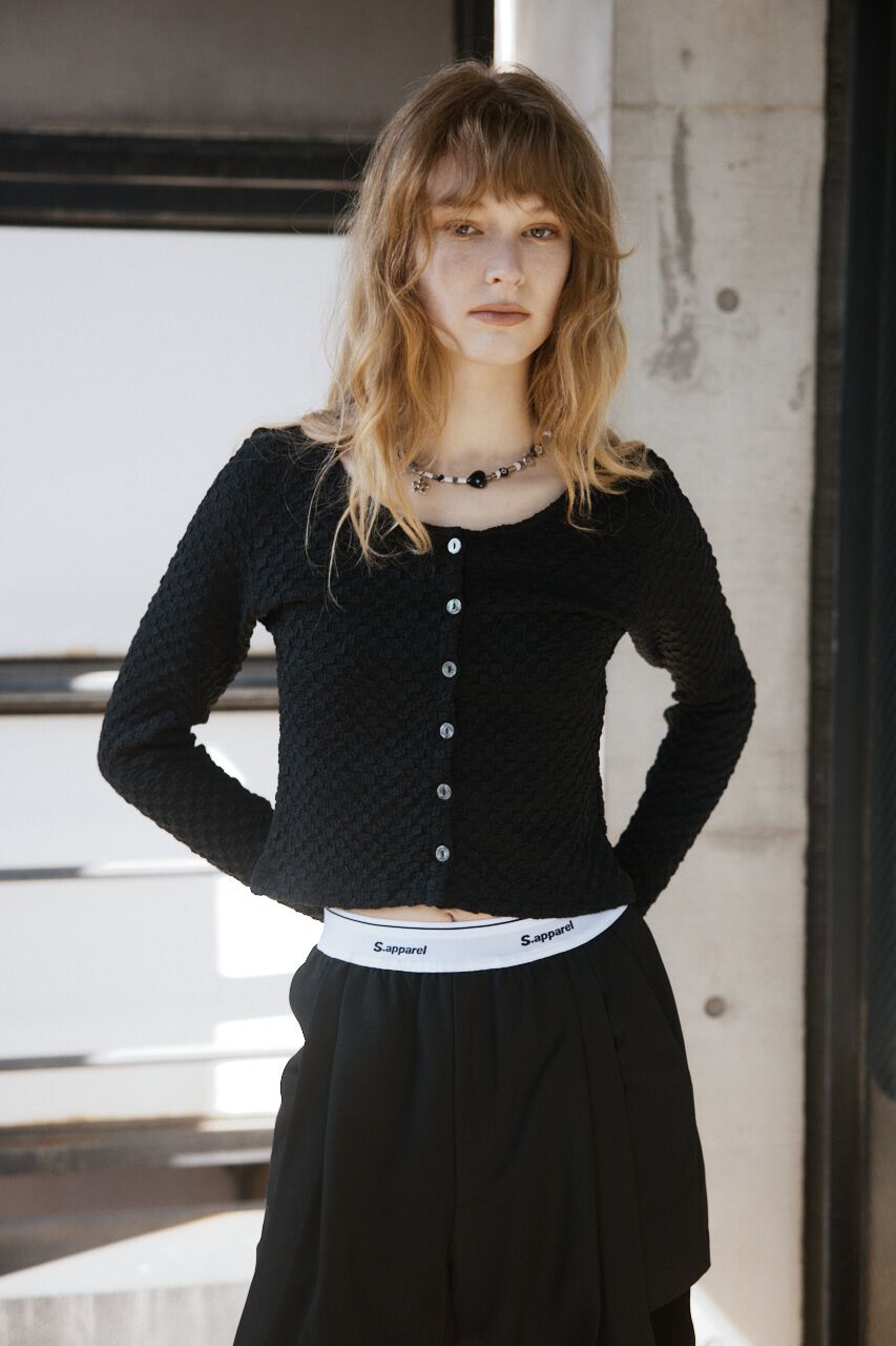 SLY「BUMPY CUT JQ カーディガン」|カーディガン|