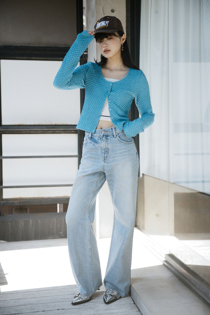 SLY「BUMPY CUT JQ カーディガン」|カーディガン|