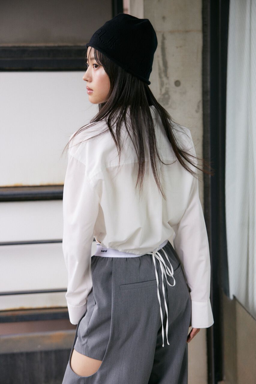 SLY「RIBBON CROP シャツ」|シャツ・ブラウス|