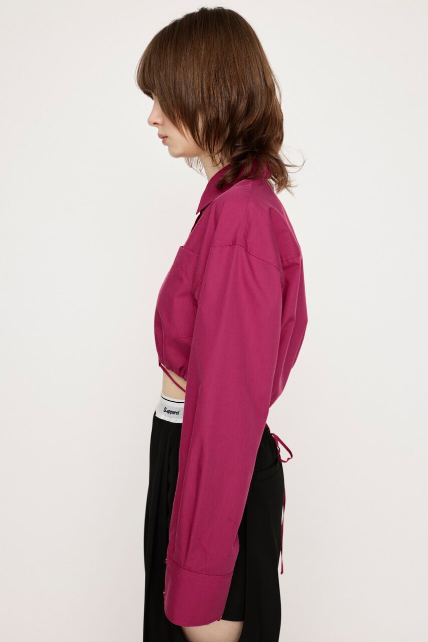 SLY「RIBBON CROP シャツ」|シャツ・ブラウス|
