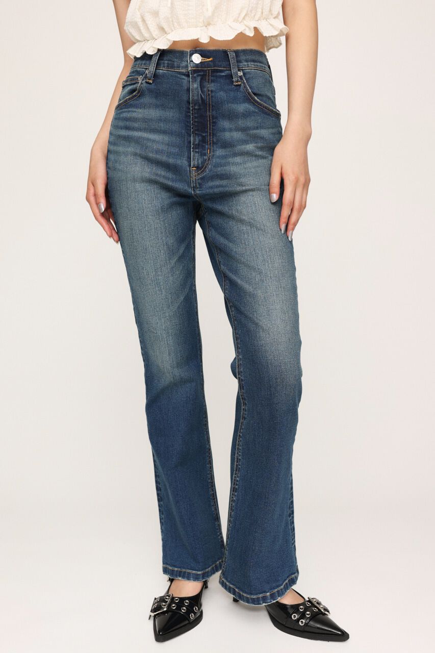 SLY「HW FLARE PT-B WITH ROICA（R）EF」|デニム|BLU