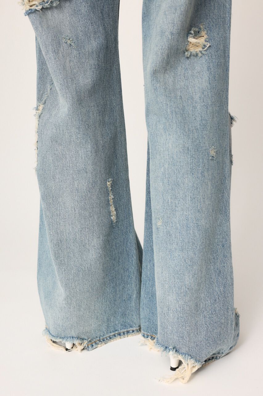SLY「L／W TORE IT UP FLARE JEANS」|デニム|