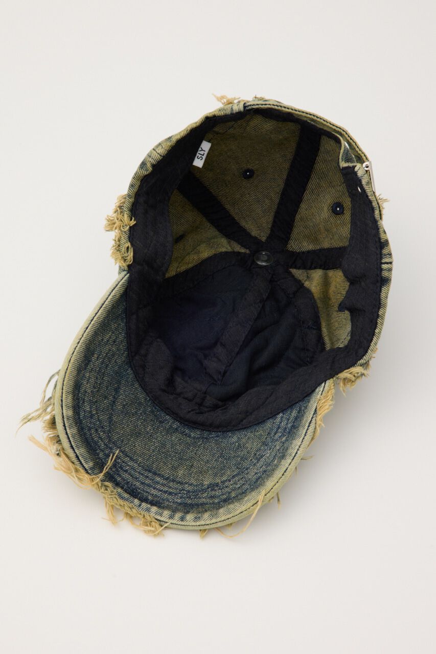 SLY「DAMAGE DENIM キャップ」|その他|