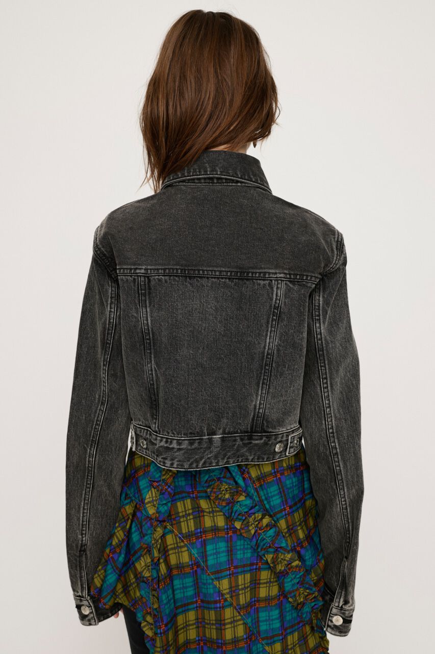 SLY「OVER DYE COMPACT DENIM ジャケット」|デニムジャケット|