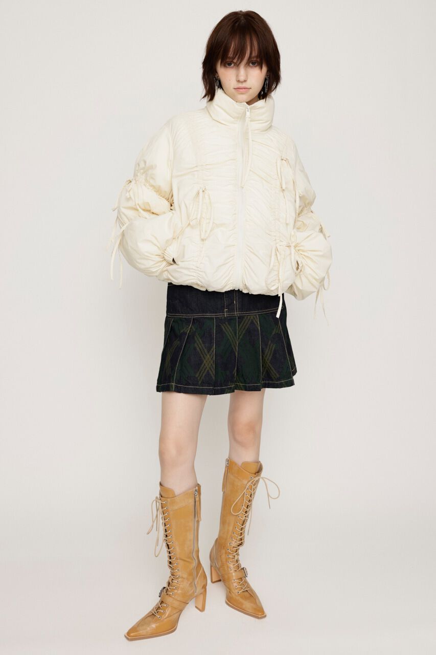 SLY「RIBBON GATHER PUFFER ジャケット」|その他|