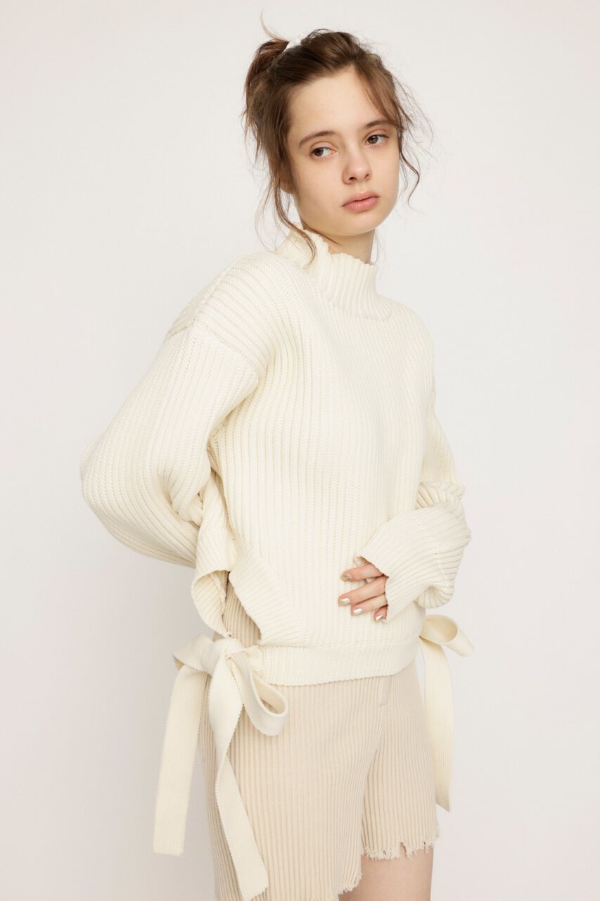 SLY「SIDE RIBBON LG トップス」|ニット・セーター|