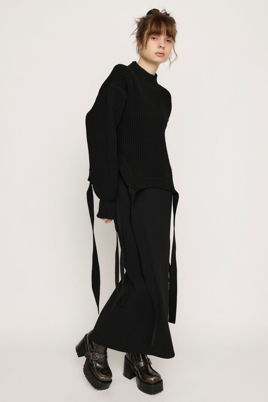 SLY「SIDE RIBBON LG トップス」|ニット・セーター|