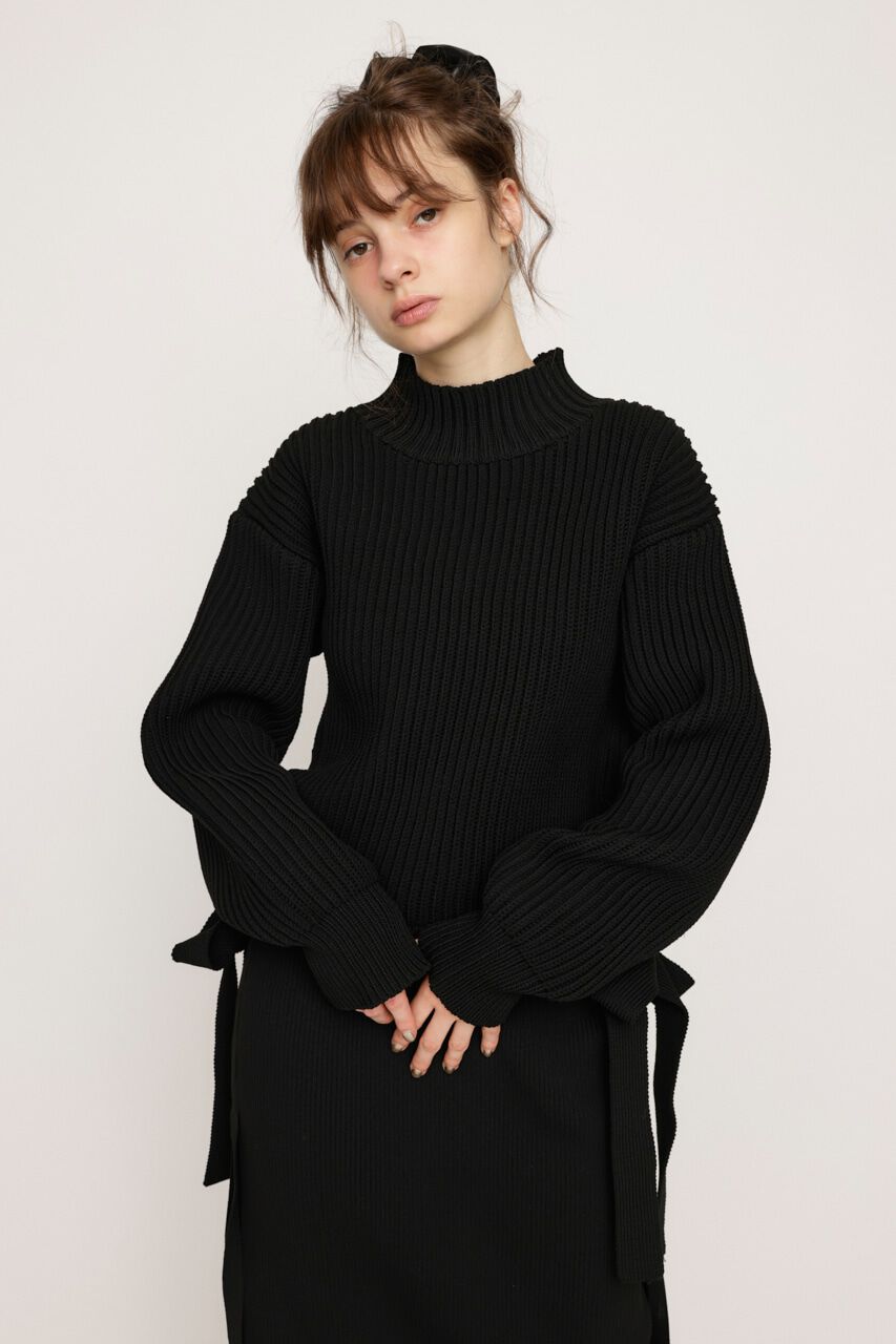 SLY「SIDE RIBBON LG トップス」|ニット・セーター|