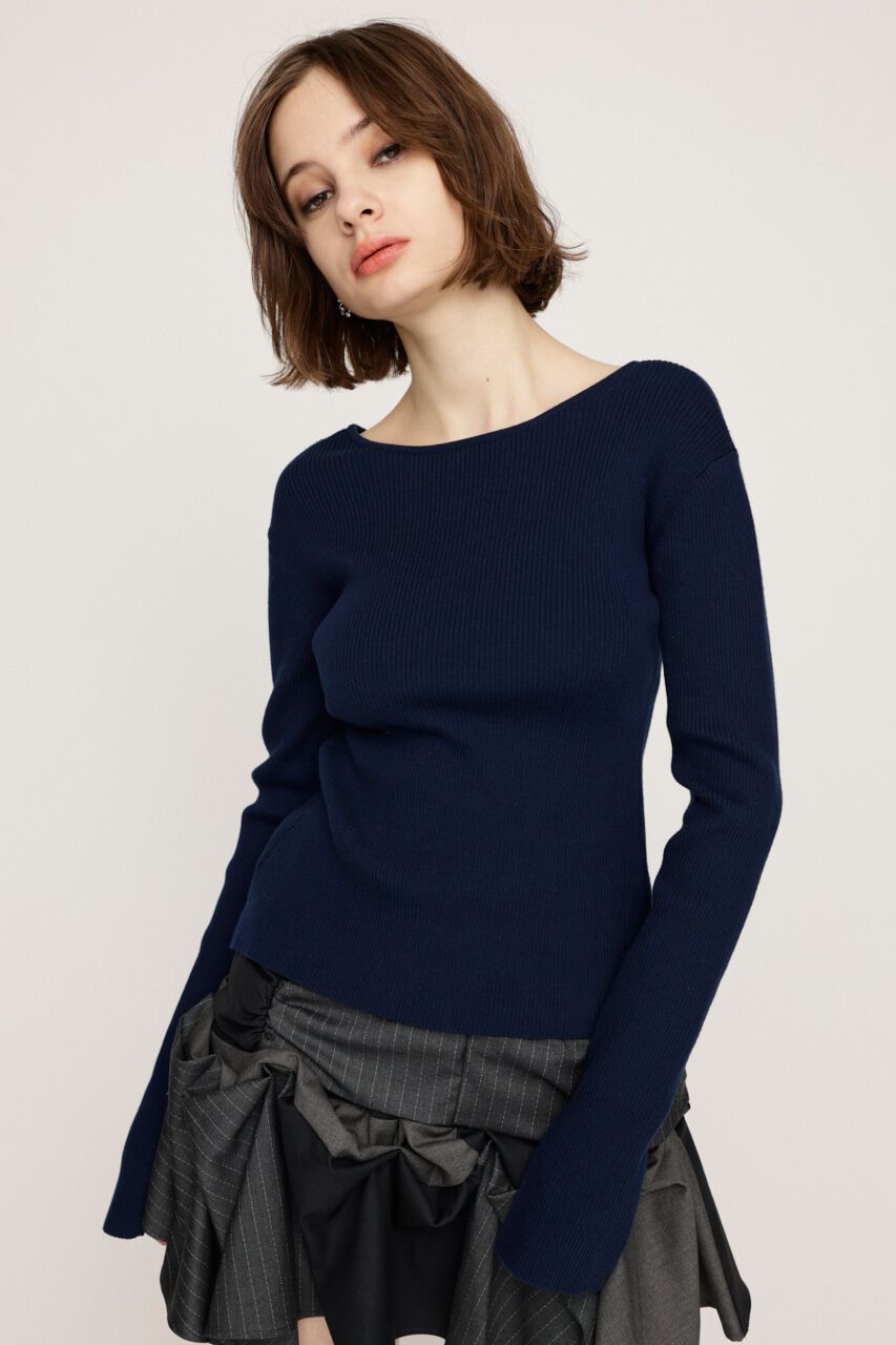 SLY「MANYWAY RIBBON KNIT トップス」|ニット・セーター|