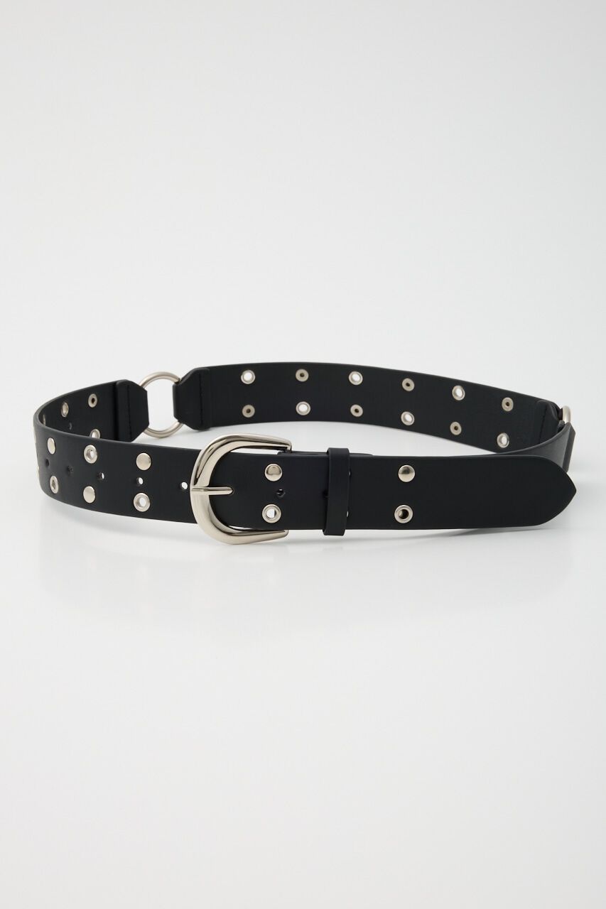 SLY「RING STUDS ベルト」|ベルト|BLK