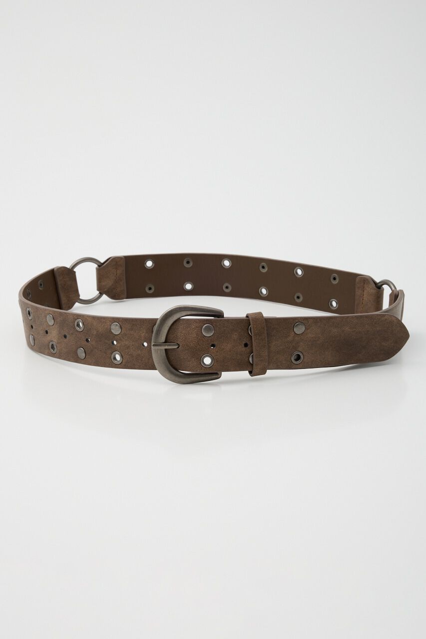 SLY「RING STUDS ベルト」|ベルト|BRN