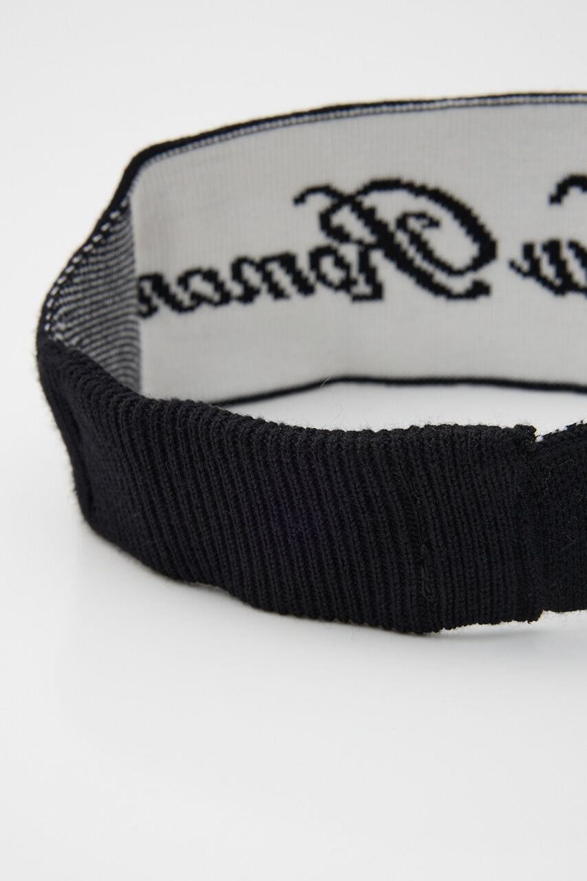 SLY「LOGO KNIT HAIR BAND」|その他|