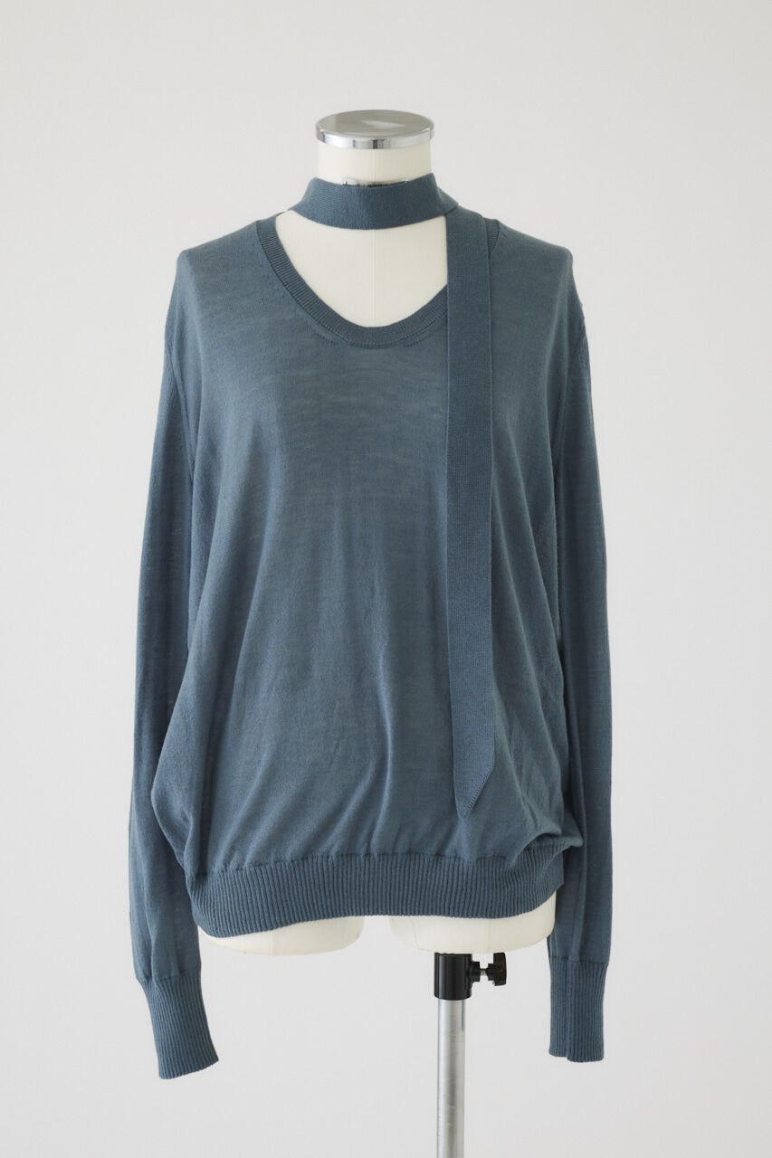 RIM.ARK 「Classic tie knit」|ニット・セーター|L/BLU1