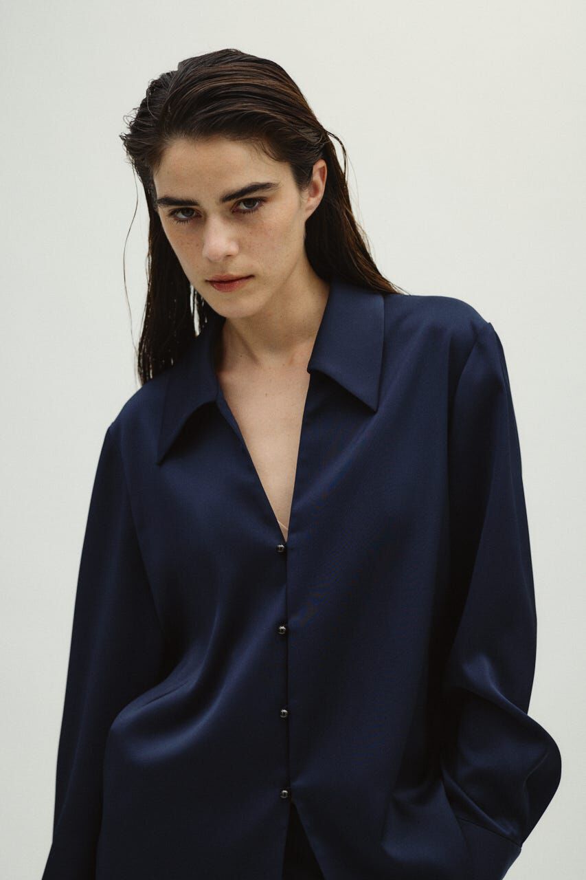 RIM.ARK 「Open collar slim SH JK」|シャツ・ブラウス|