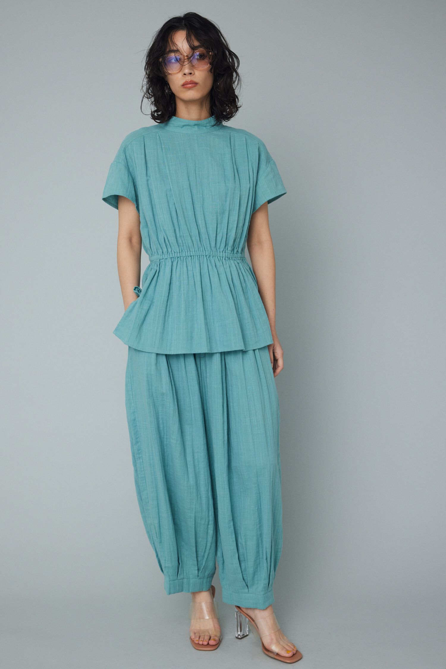 HeRIN.CYE「Stand docking shirt」|シャツ・ブラウス|