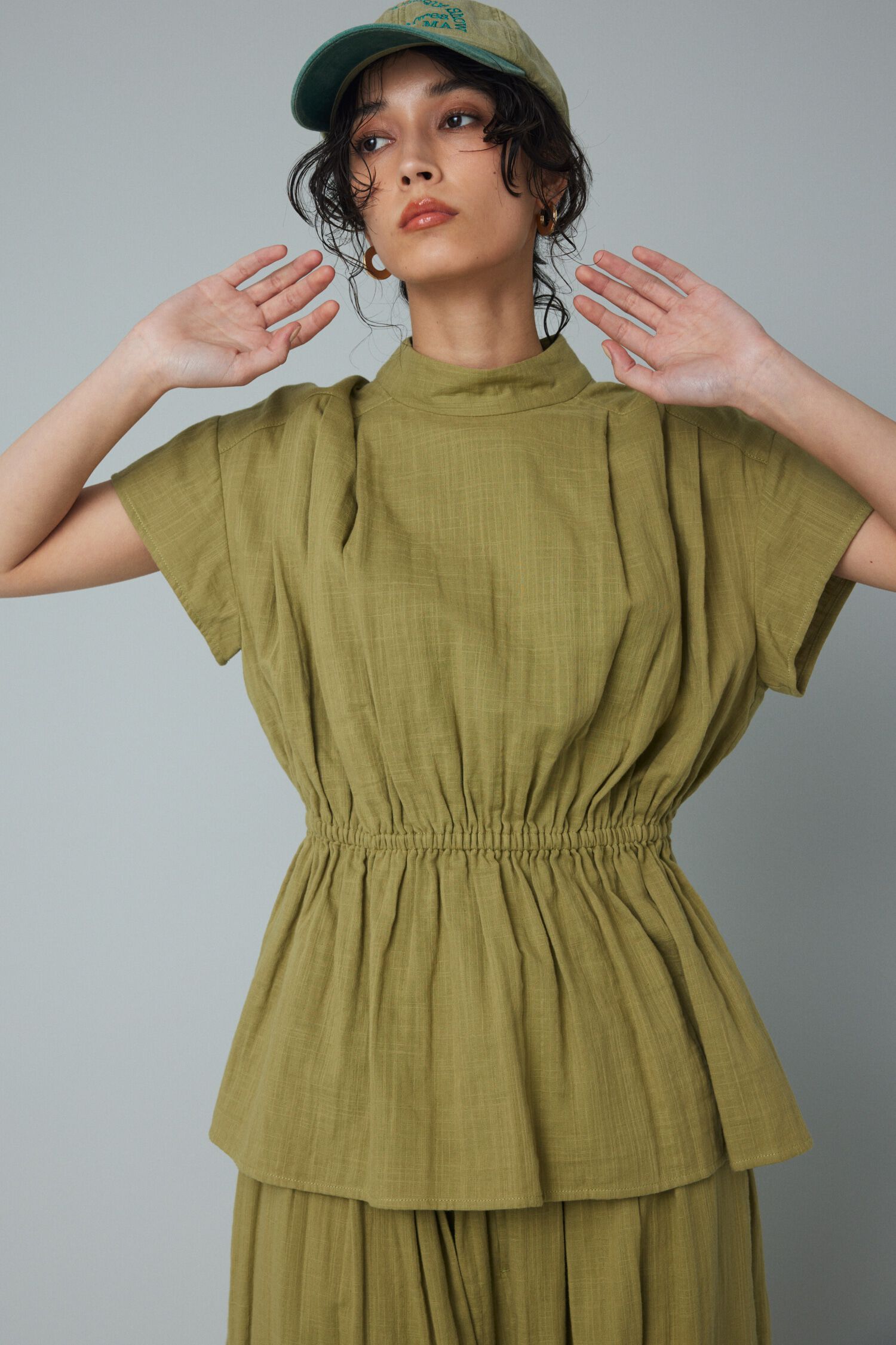 HeRIN.CYE「Stand docking shirt」|シャツ・ブラウス|