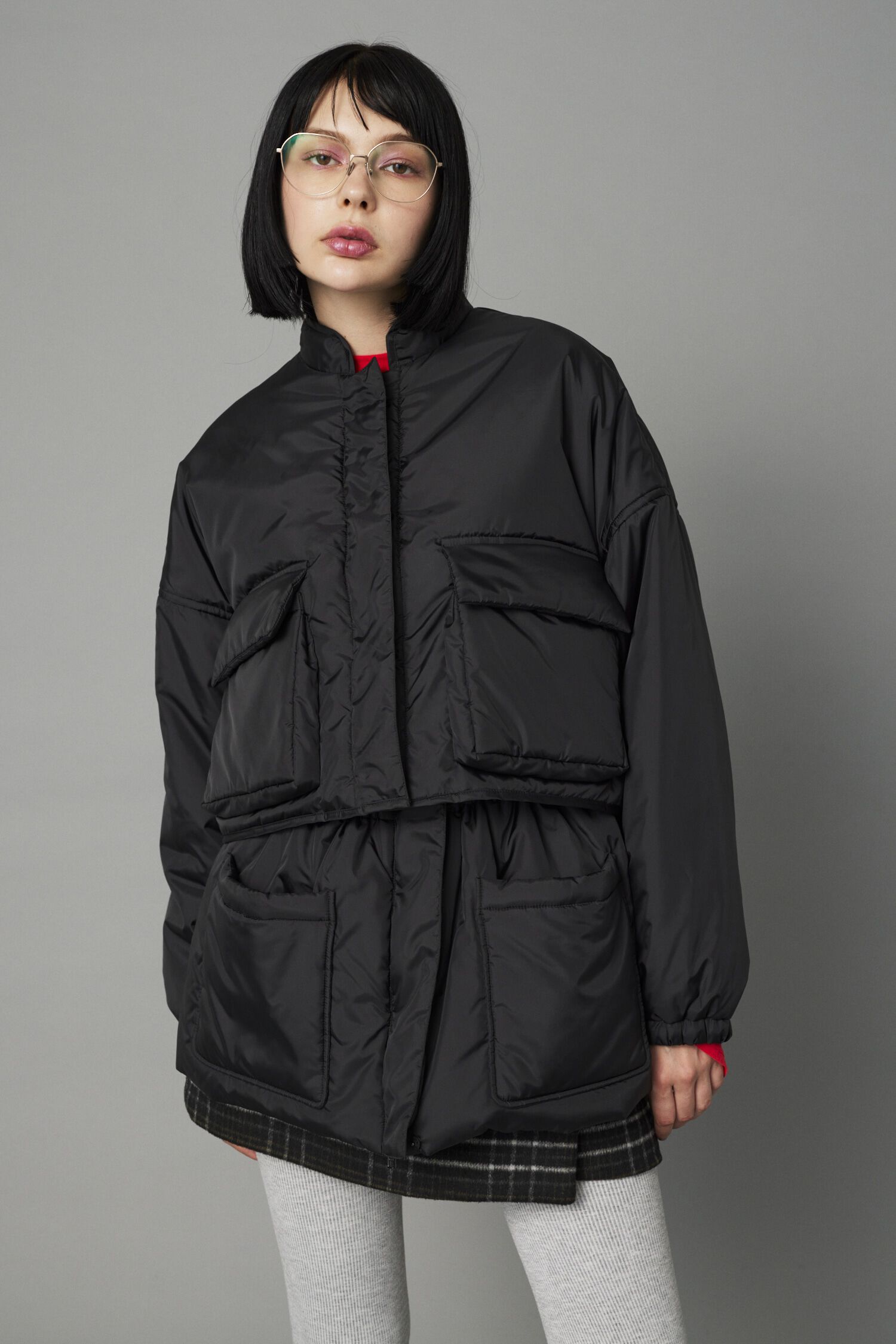 HeRIN.CYE「2way batting blouson」|その他|BLK
